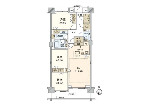 ザ・パークハウス桜新町翠邸 間取図(平面図) ザ・パークハウス桜新町翠邸 間取図(平面図)
