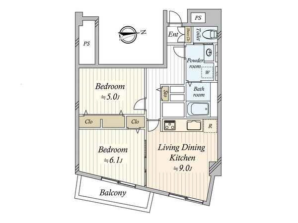ライオンズマンション駒沢 間取図(平面図)