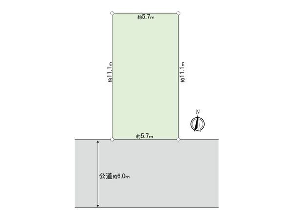 亀戸6丁目 土地 区画図