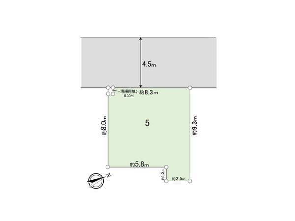 平井1丁目 土地 5区画 区画図 区画図