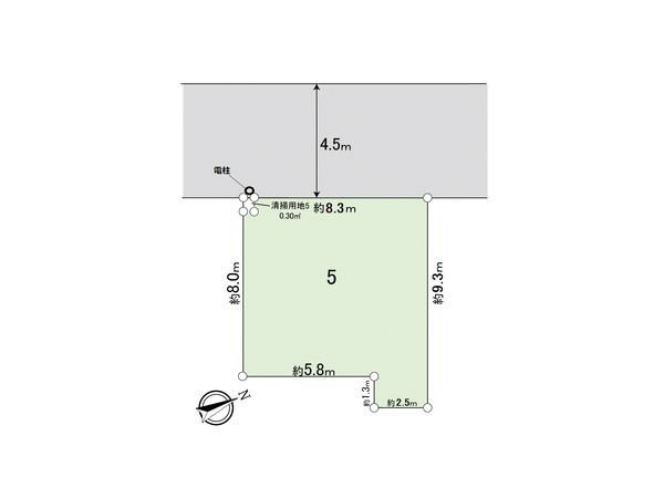 平井1丁目 土地 5区画 区画図 平井1丁目 土地 5区画 区画図