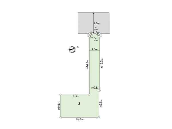 平井1丁目 土地 3区画 区画図 区画図