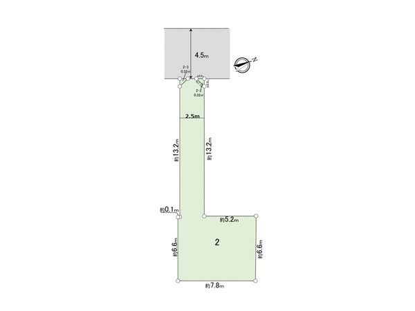 平井1丁目 土地 2区画 区画図 区画図