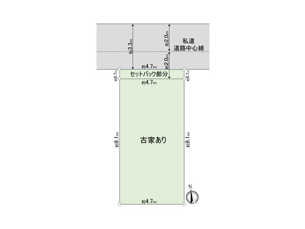 立花4丁目 土地 区画図