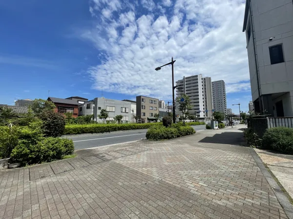 前面道路　