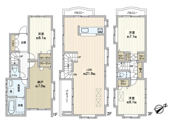 平井4丁目 戸建 間取図(平面図)