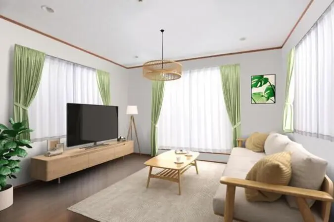 ※画像は実際の室内に家具・調度品の配置例をCG合成したものです。家具等は販売価格に含まれません。