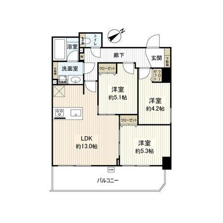 ブライトコート平井 間取図(平面図) 間取図(平面図)