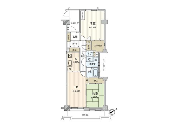 平井サンハイツ 間取図(平面図) 間取図(平面図)