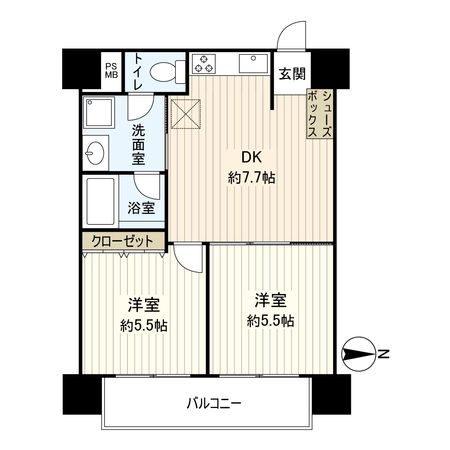 ニューハウス亀戸 間取図(平面図) ニューハウス亀戸 間取図(平面図)