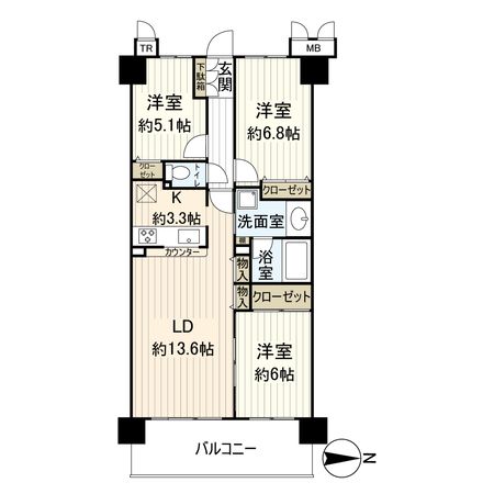 間取図(平面図)