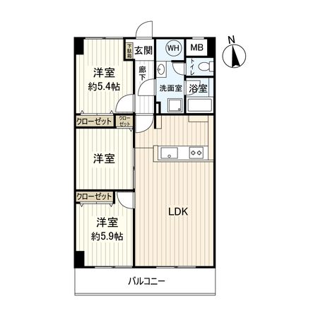 亀戸リリエンハイム 間取図(平面図) 間取図(平面図)