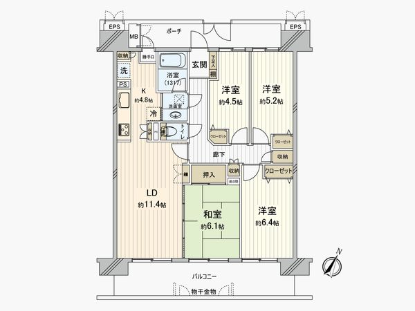 間取図(平面図)