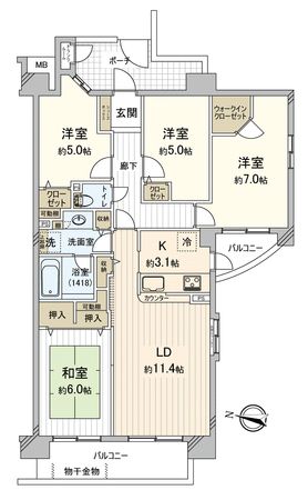 間取図(平面図)