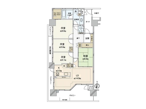 間取図(平面図)