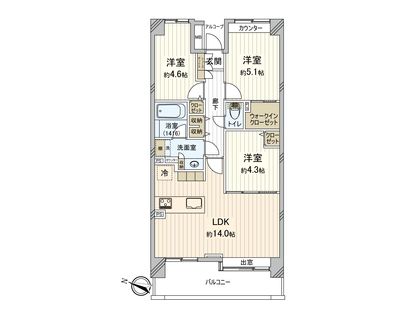 間取図(平面図)