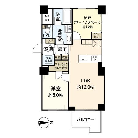 ハイネス亀戸 間取図(平面図)