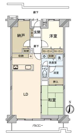 小松川パークマンション 弐号棟 間取図(平面図) 小松川パークマンション 弐号棟 間取図(平面図)