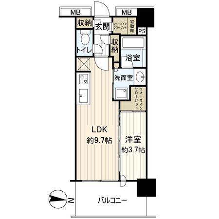 プラウドタワー亀戸クロス ゲートタワー 間取図(平面図) プラウドタワー亀戸クロス ゲートタワー 間取図(平面図)