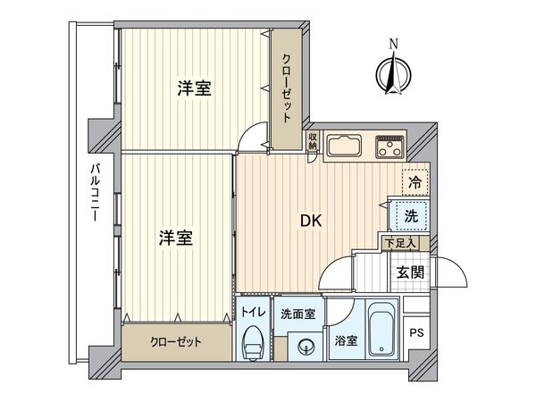 ハピーハイツ亀戸 間取図(平面図) ハピーハイツ亀戸 間取図(平面図)
