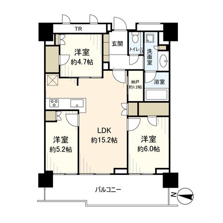 プラウドタワー亀戸クロス ゲートタワー 間取図(平面図) プラウドタワー亀戸クロス ゲートタワー 間取図(平面図)