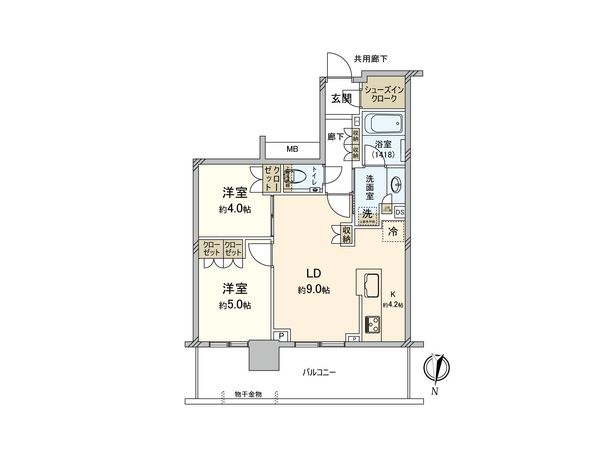 プラウドタワー亀戸クロス ゲートタワー 間取図(平面図) プラウドタワー亀戸クロス ゲートタワー 間取図(平面図)