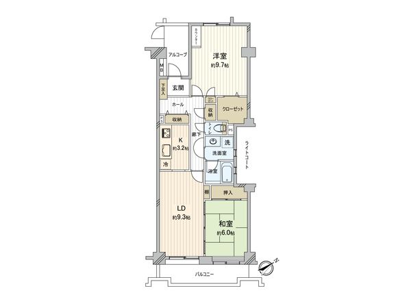 平井サンハイツ 間取図(平面図) 間取図(平面図)