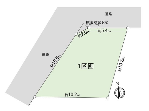 川口市南鳩ヶ谷4丁目 1区画 区画図 区画図