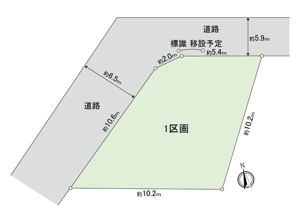川口市南鳩ヶ谷4丁目 1区画 区画図 川口市南鳩ヶ谷4丁目 1区画 区画図