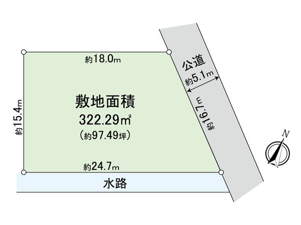 八潮市大字南川崎 土地 区画図