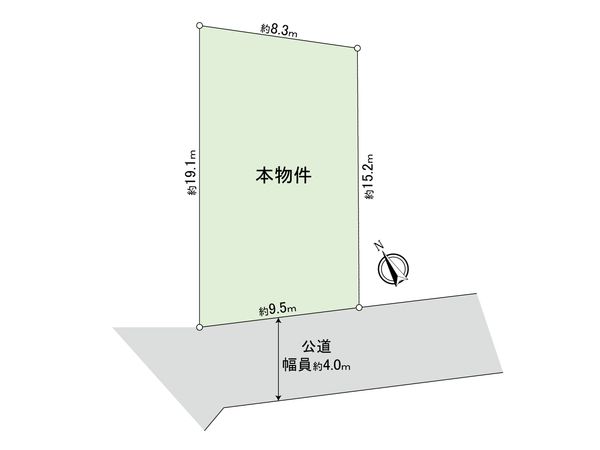 草加市瀬崎2丁目 土地 区画図 草加市瀬崎2丁目 土地 区画図