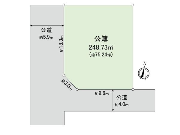 八潮市大字浮塚 土地 区画図 八潮市大字浮塚 土地 区画図