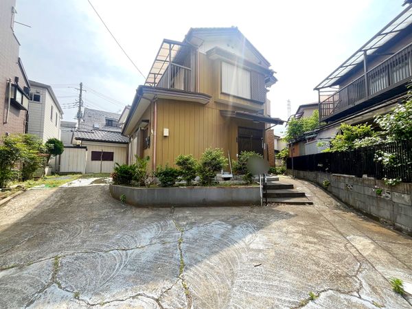 草加市新里町 土地 前面道路含む外観 草加市新里町 土地 前面道路含む外観