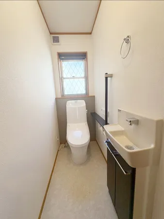 手洗い付きの1階トイレ