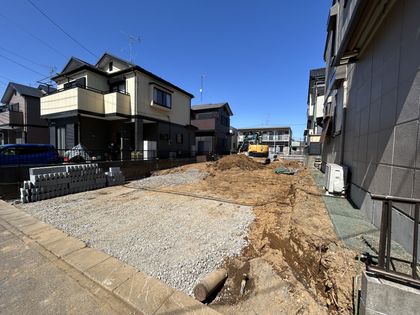 草加市稲荷4丁目 新築戸建 外観