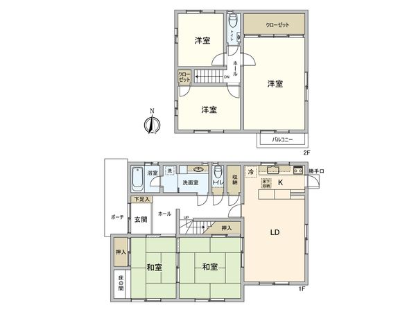 草加市新善町 戸建 間取図(平面図) 草加市新善町 戸建 間取図(平面図)