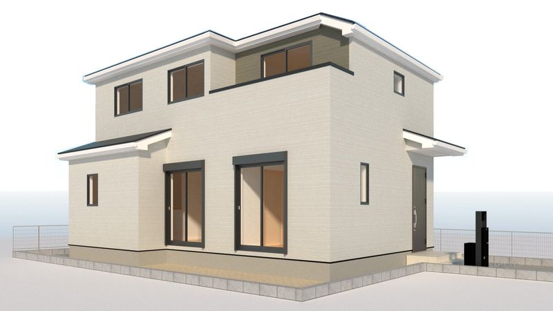 三郷市彦沢1丁目 新築戸建 外観パース図 三郷市彦沢1丁目 新築戸建 外観パース図