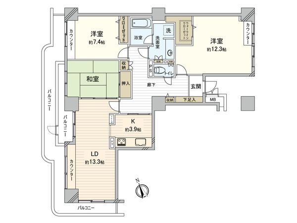 間取図(平面図)