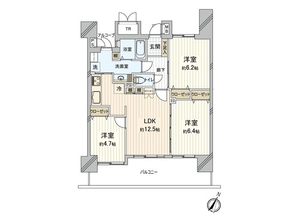 ダイアパレス草加ヴィラ・リゾート 間取図(平面図) 間取図(平面図)