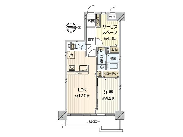ライオンズマンション草加氷川町 間取図(平面図) 間取図(平面図)