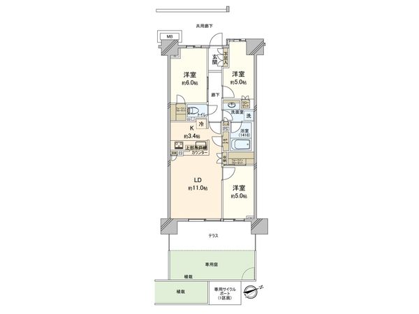 間取図(平面図)