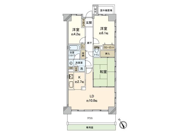 三郷ガーデンハウス 間取図(平面図)