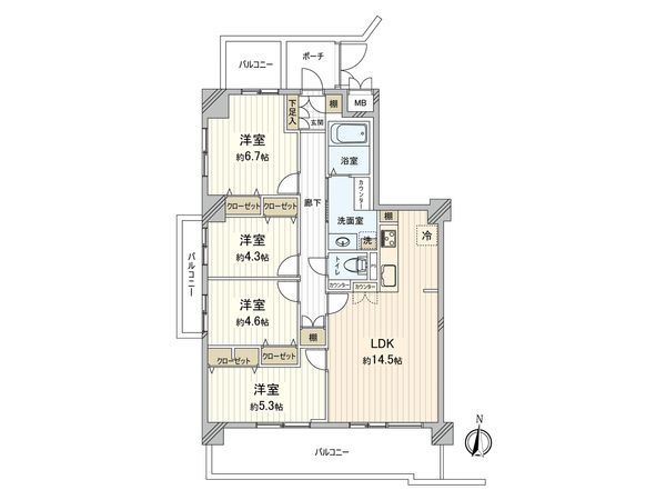 間取図(平面図)