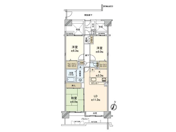 間取図(平面図)