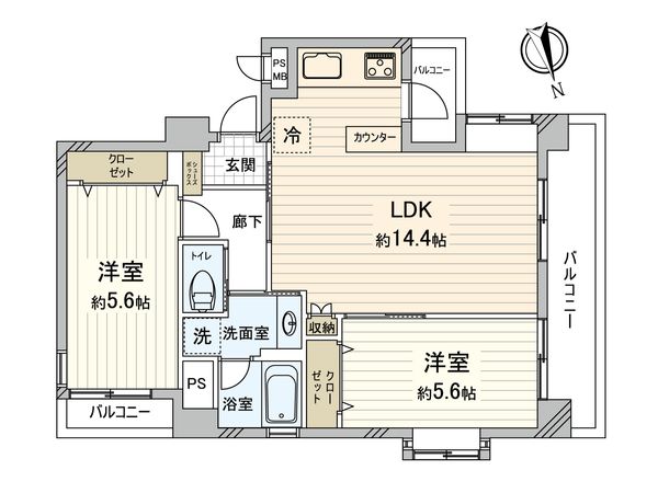 ライオンズマンション草加駅西 間取図(平面図) ライオンズマンション草加駅西 間取図(平面図)