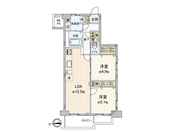 グーディッシュ谷塚 間取図(平面図) グーディッシュ谷塚 間取図(平面図)