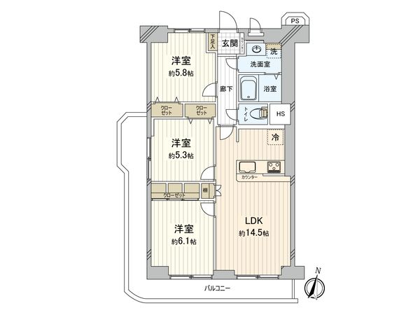 間取図(平面図)