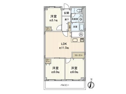 間取図(平面図)
