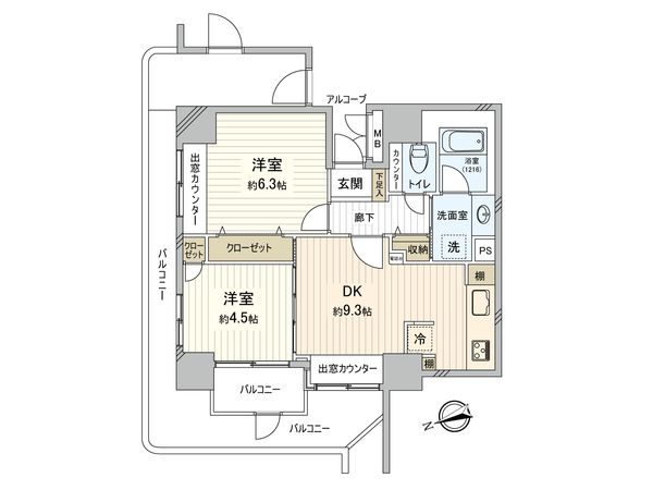 谷塚コリーナ・ライオンズタワー谷塚 間取図(平面図) 谷塚コリーナ・ライオンズタワー谷塚 間取図(平面図)