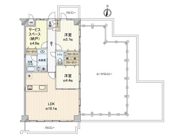 リレントクイーン草加 間取図(平面図) リレントクイーン草加 間取図(平面図)